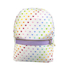 tiny hearts small backpack, oh mint, seersucker backpack, girls ipad holder, oh mint retailer