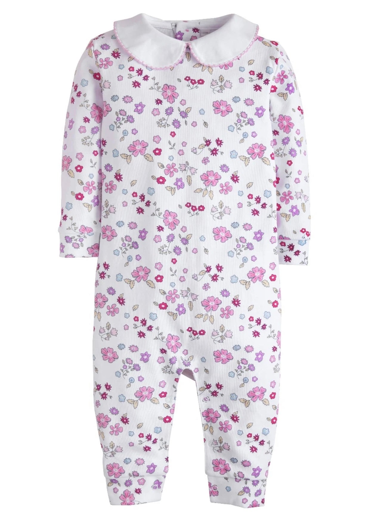 little english, royal garden romper, floral romper for baby girl, classic childrens clothing, best baby boutique, floral baby girl outift