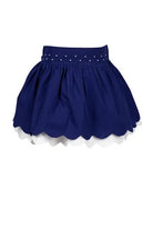 Francois Dotted Skirt, the proper peony, navy skirt for girls, holiday outfit, best baby boutique, classic childrens clothing, girl clothing