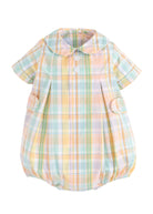 little english, davant bubble, derby plaid, baby boy clothing, cute baby boy outfit, easter outfit 