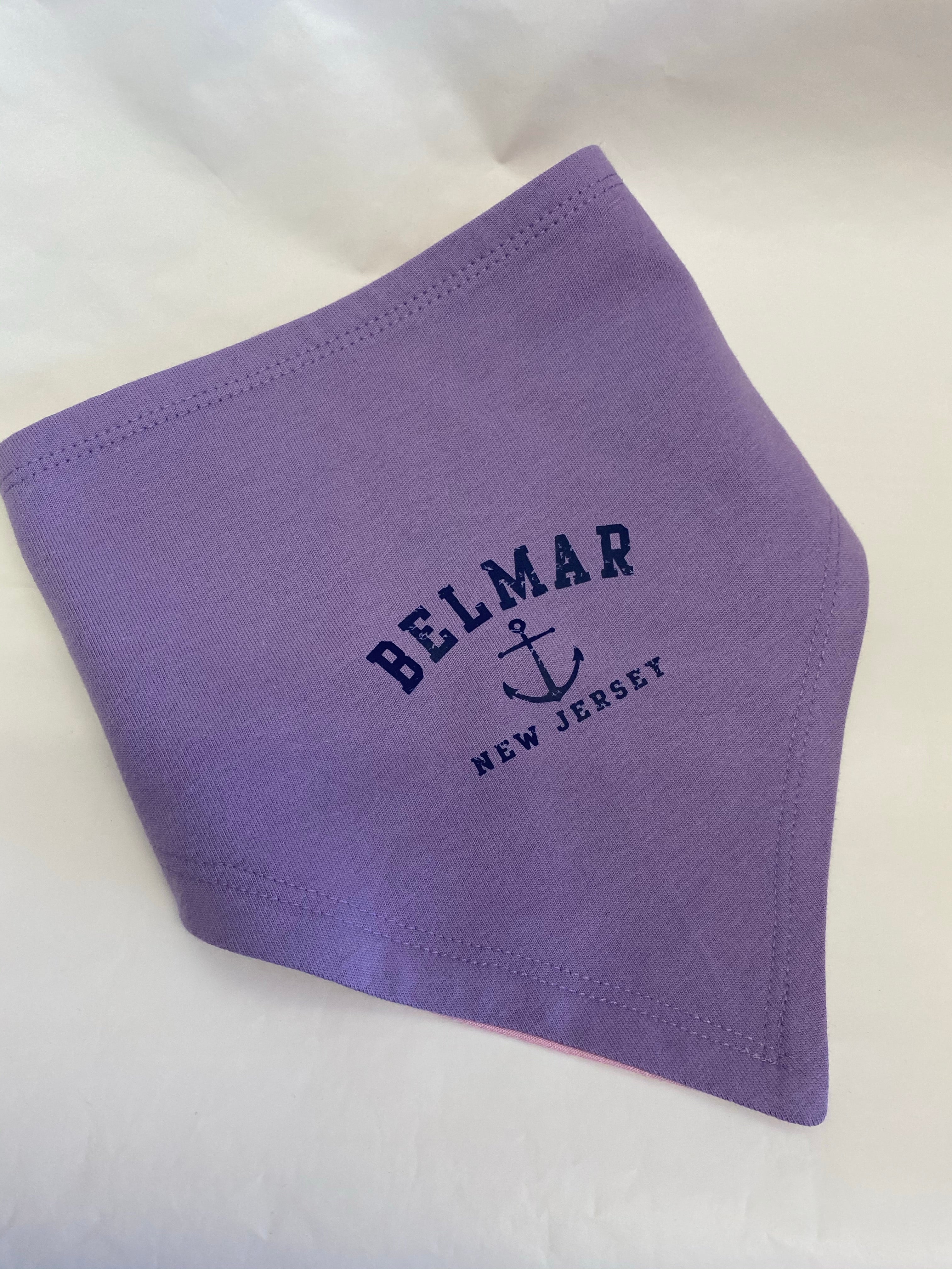 belmar bib, belmar nj, baby bib, bandana bib, jersey shore baby gift