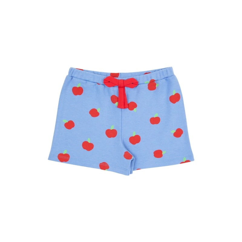 tbbc, the beaufort bonnet company, shipley shorts, cute to the core, apple print shorts, baby boutique