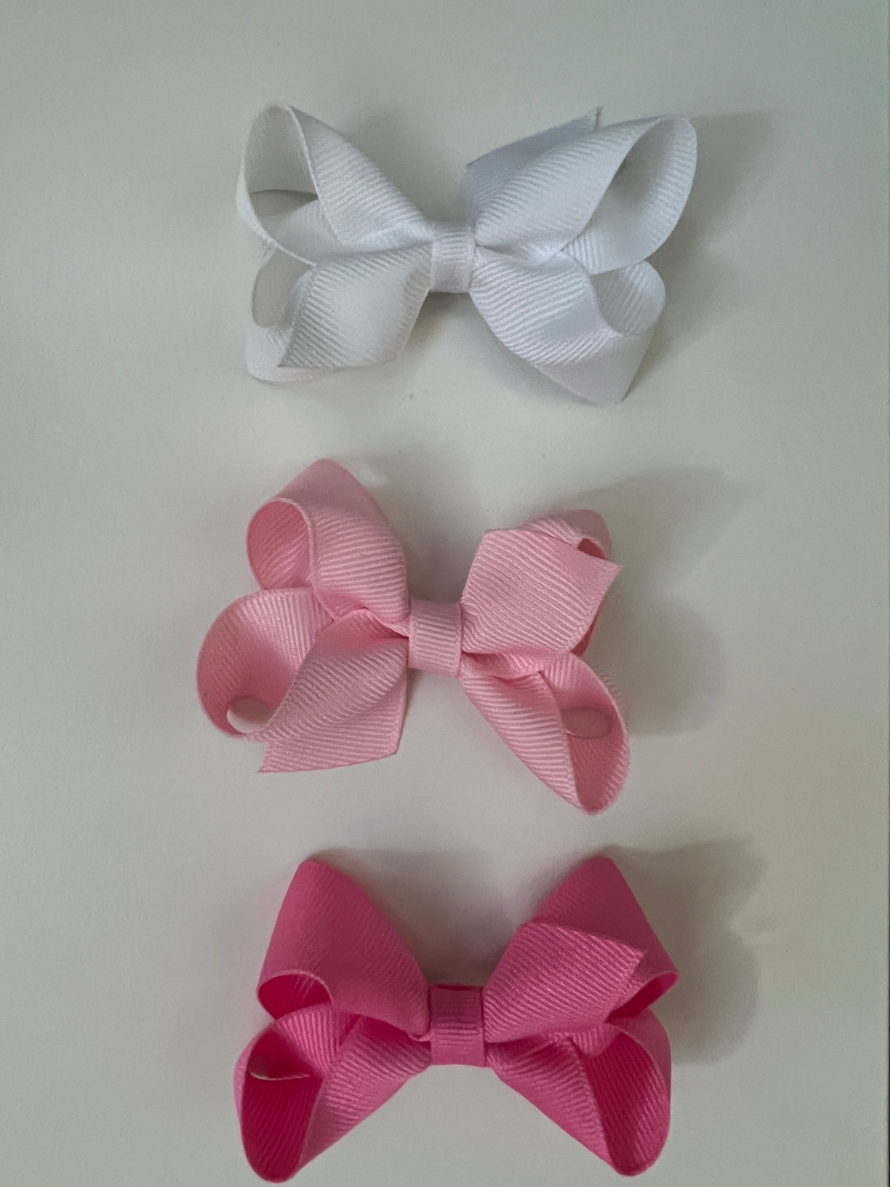 wee ones, mini grosgrain hair clips, tbbc hair clips, beaufort bonnet hair bows