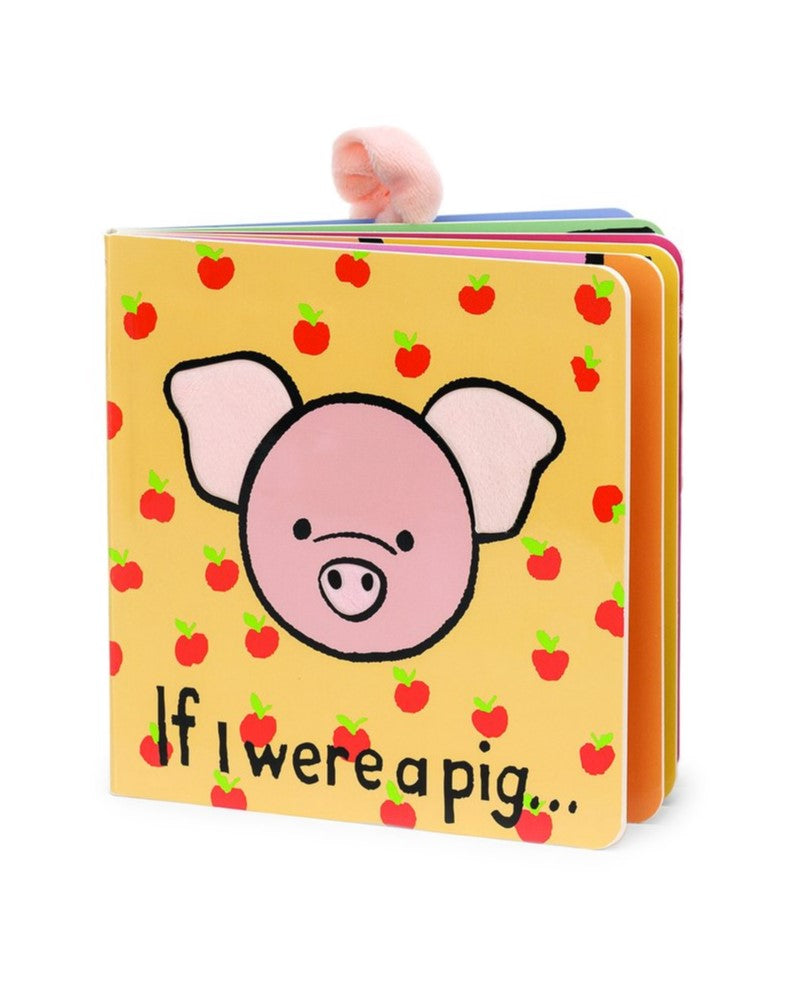 jellycat, jellycat retailer, if i were a pig, board book, best baby boutique, pig book