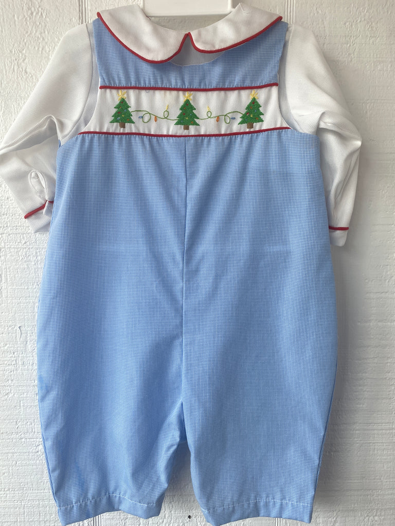 petit ami, christmas tree longall, classic childrens clothing, best baby boutique, christmas tree outift for boys