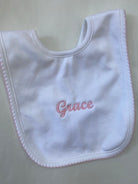 personalized baby bib, monogrammed baby bib, baby gift, best baby gift, monogrammed baby gift, baby girl gift