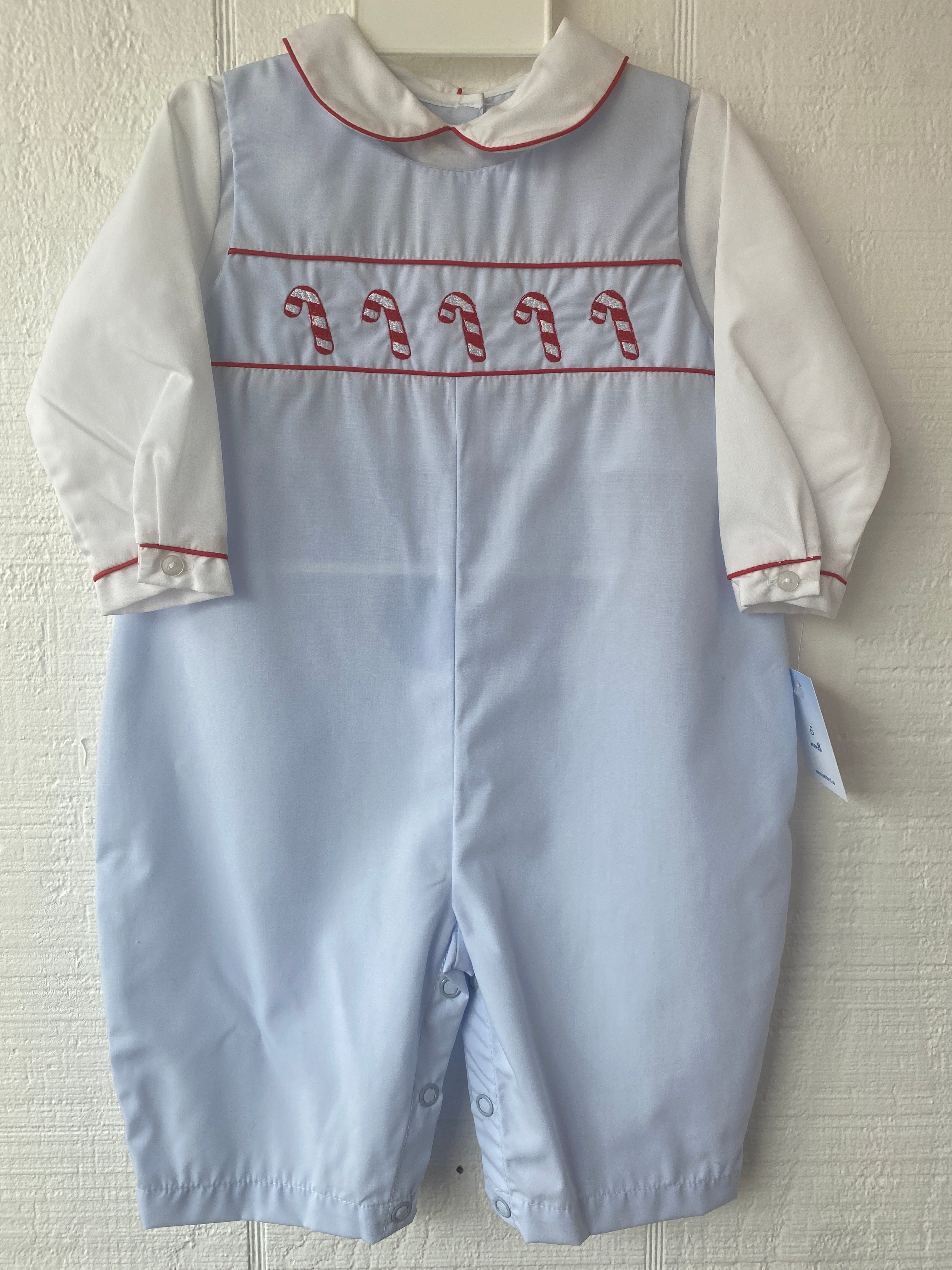 petit ami, candy cane outfit for boys, classic childrens clothing, best baby boutique, baby boy christmas outfit