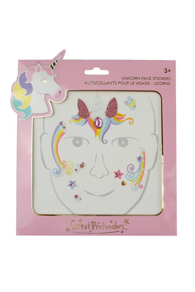 unicorn face stickers, girl accessories, all things unicorn, unicorn stickers