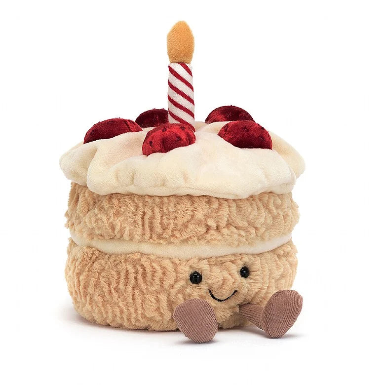 jellycat, birthday cake, amuseable birthday cake, plush birthday