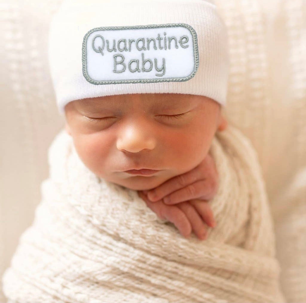 quarantine baby, newborn hospital hat, baby hat, gender neutral hat, baby photo prop