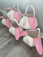 Floppy eared baskets for Easter / Cute as Buttons