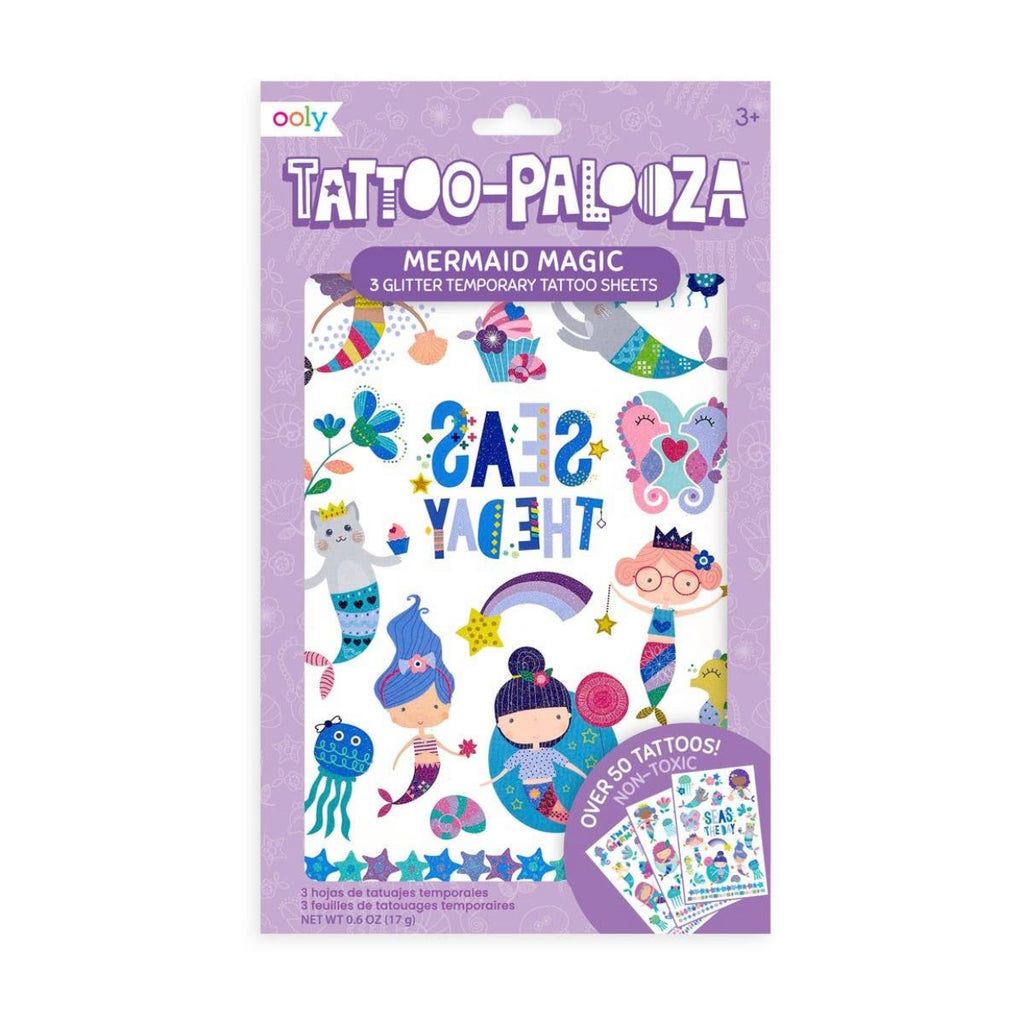 ooly, tattoo palooza, mermaid magic temporary tattoos, best baby boutique, stocking stuffer for kids