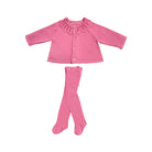 Mayoral rose cardigan and tights set