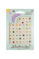 mermaid nail stickers, girl accessories