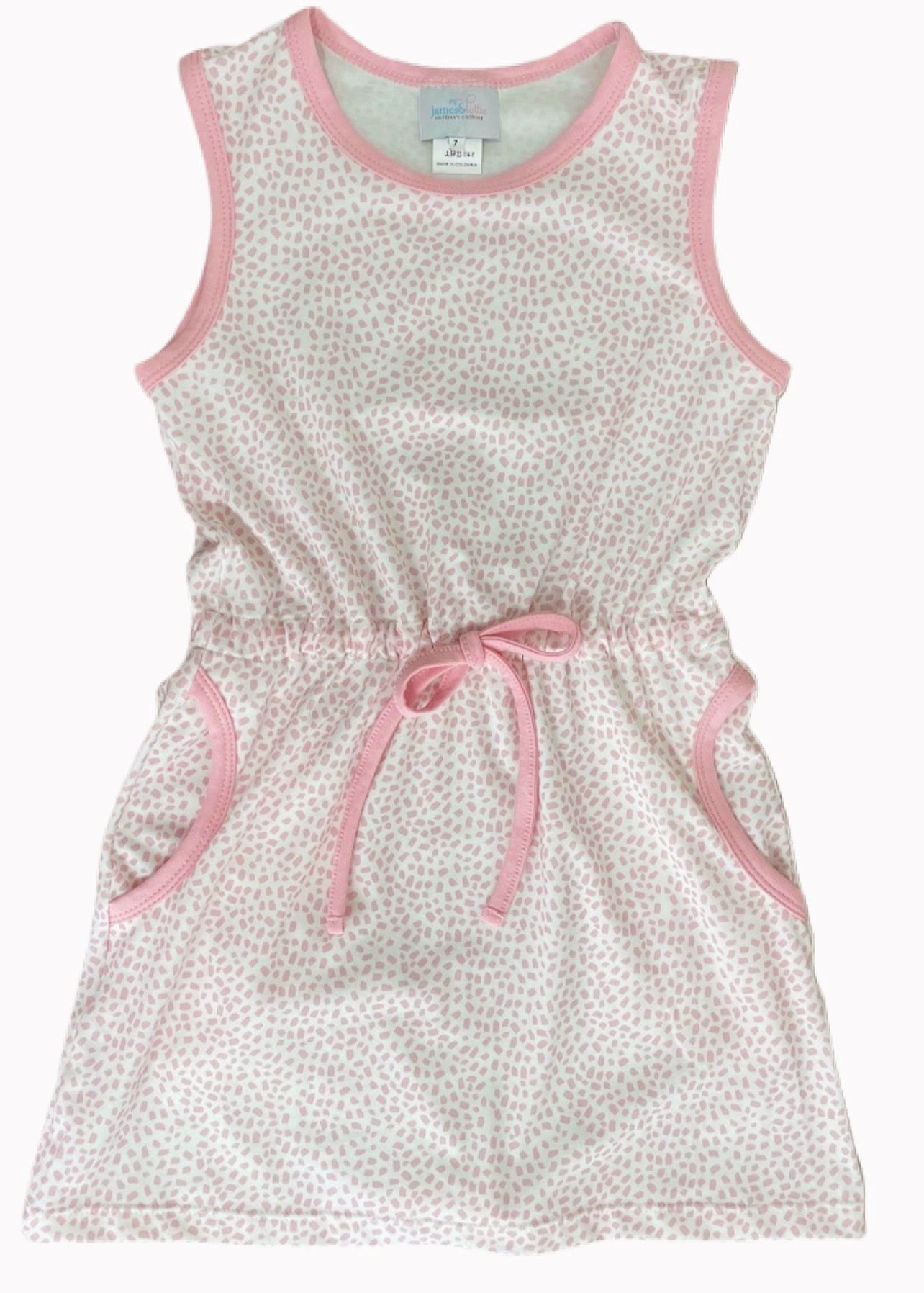 james and lottie, camille sweet pink dress, girl dresses for summer, james and lottie retailer 