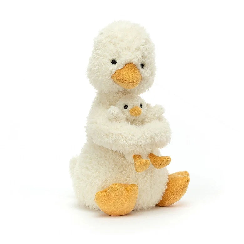 jellycat, huddles duck, jellcat retailer, duck plush toy
