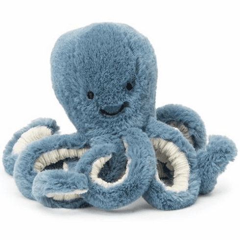 jellycat, storm octopus, baby plush toys, best baby boutoque, best baby gift, plush baby toy, octopus plush toy, classic childrens clothing store