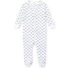 lila and hayes, zipper footie, race car road, baby gift, cute boy clothing, pima cotton baby clothing