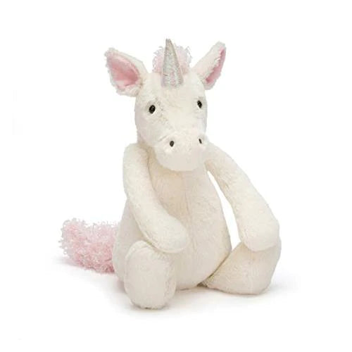 Jellycat, unicorn plush toy, bashful unicorn large, Jellycat retailer, baby gift