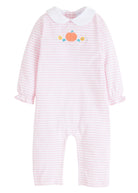 little english, evelyn pumpkin romper, little english retailer 