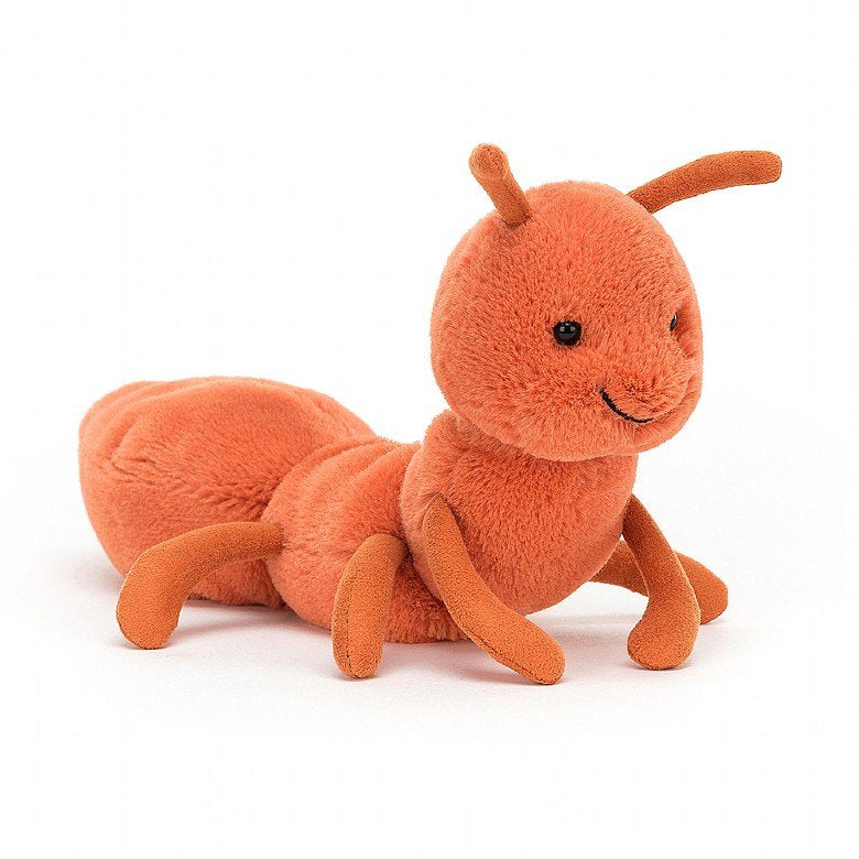 Jellycat, wriggidig ant, baby gift, Jellycat retailer, plush toy