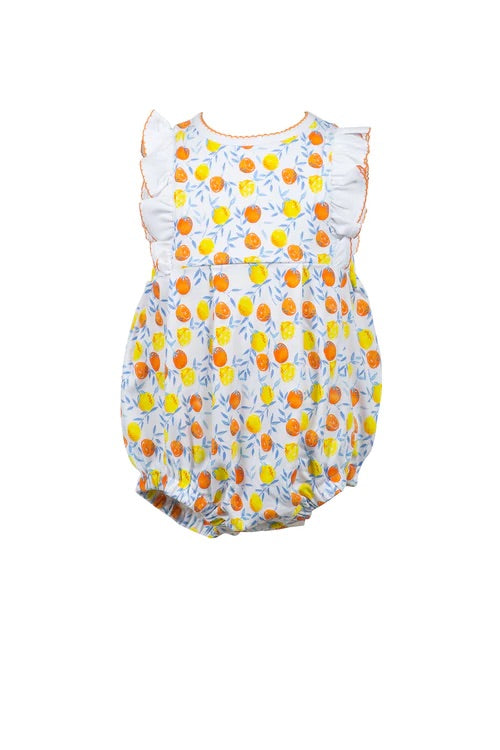 cissy citrus bubble, the proper peony, cute girl clothing, citrus print, proper peony retailer, best baby boutique