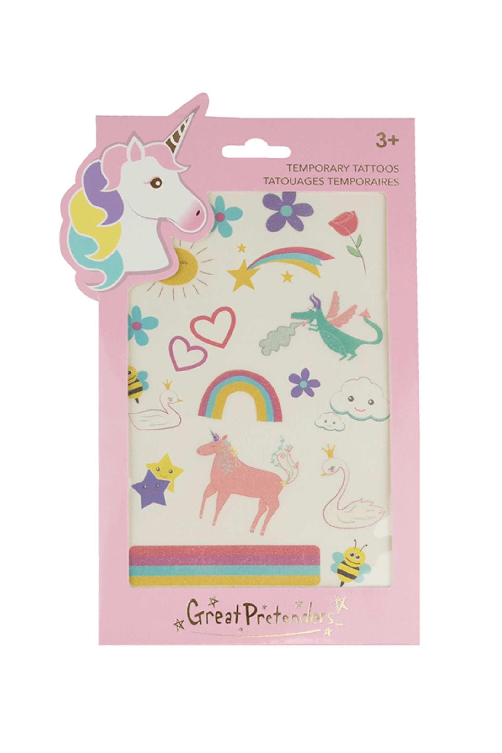 unicorn temporary tattoos, unicorns, easter basket ideas 