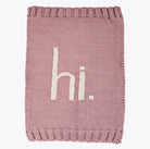 Hi. Rosy Pink Knit Blanket,hi knit baby blanket, newborn hopsital pic blanket, baby blanket, cute newborn photo ideas