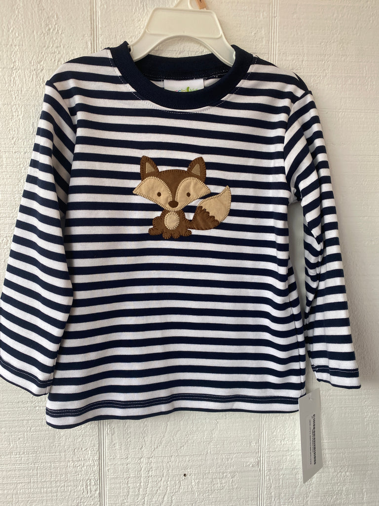 fox tee, long sleeve fox tee, baby boy clothing, toddler boy clothingn, best baby boutique, zucchini kids