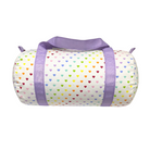 oh mint, tiny hearts duffel bag, baby gift