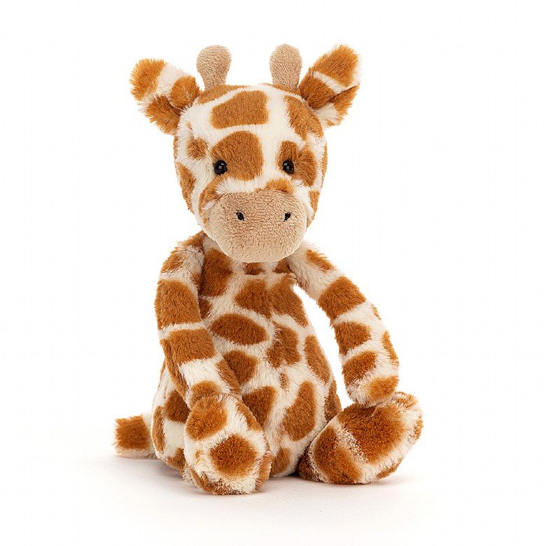 jellycat, bashful giraffe small, jellycat retailer, baby goft, giraffe plush baby toy