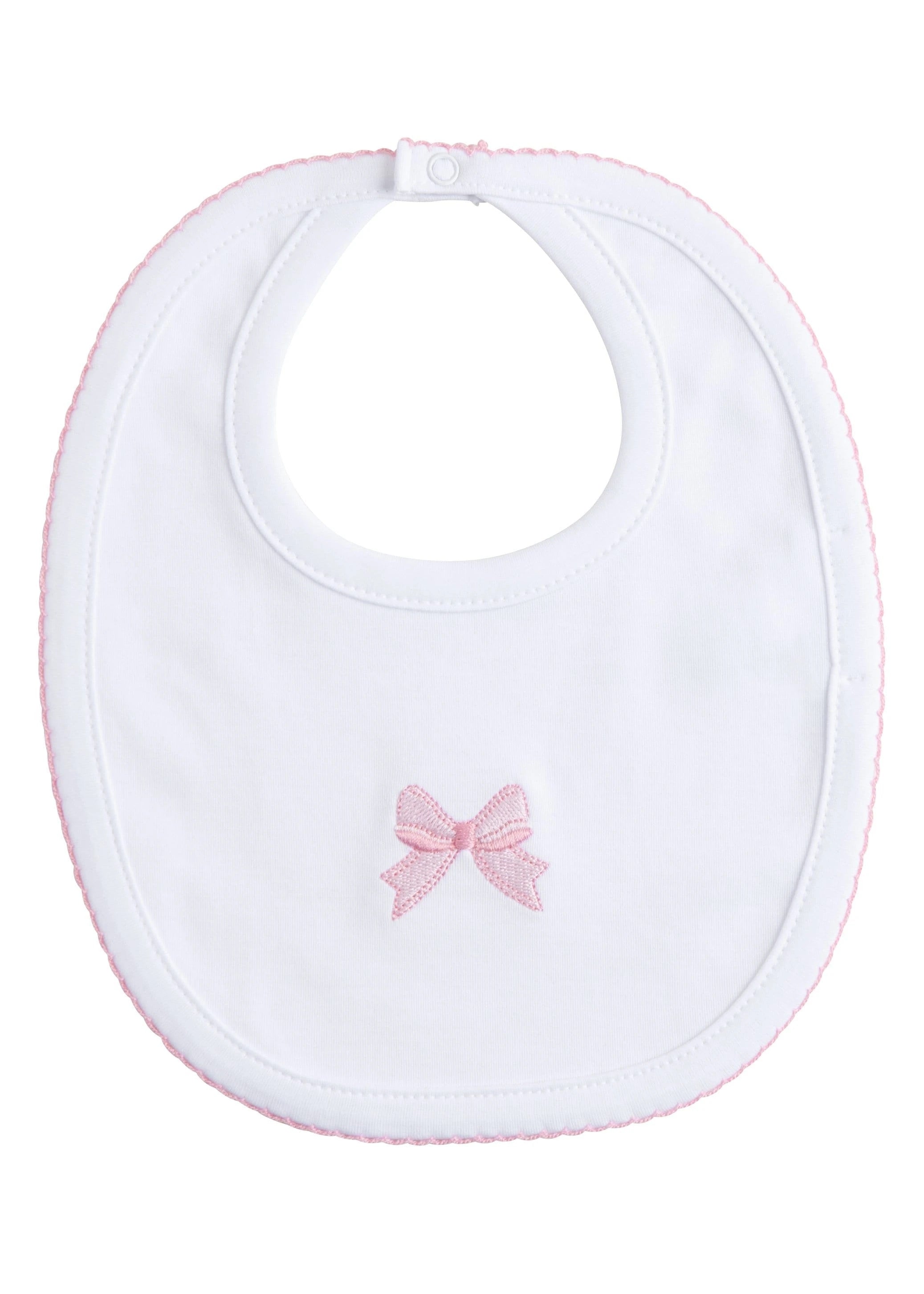 little english, bow bib, baby bib, best baby boutique, baby girl bib, best baby gift, little english accessories, baby girl bow bib, pima cotton bib