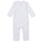 lila and hayes, soho blue, thompson romper, cute baby biy clothing, pima cotton boy clothing, baby gift, baby boy outifts, baby layette 
