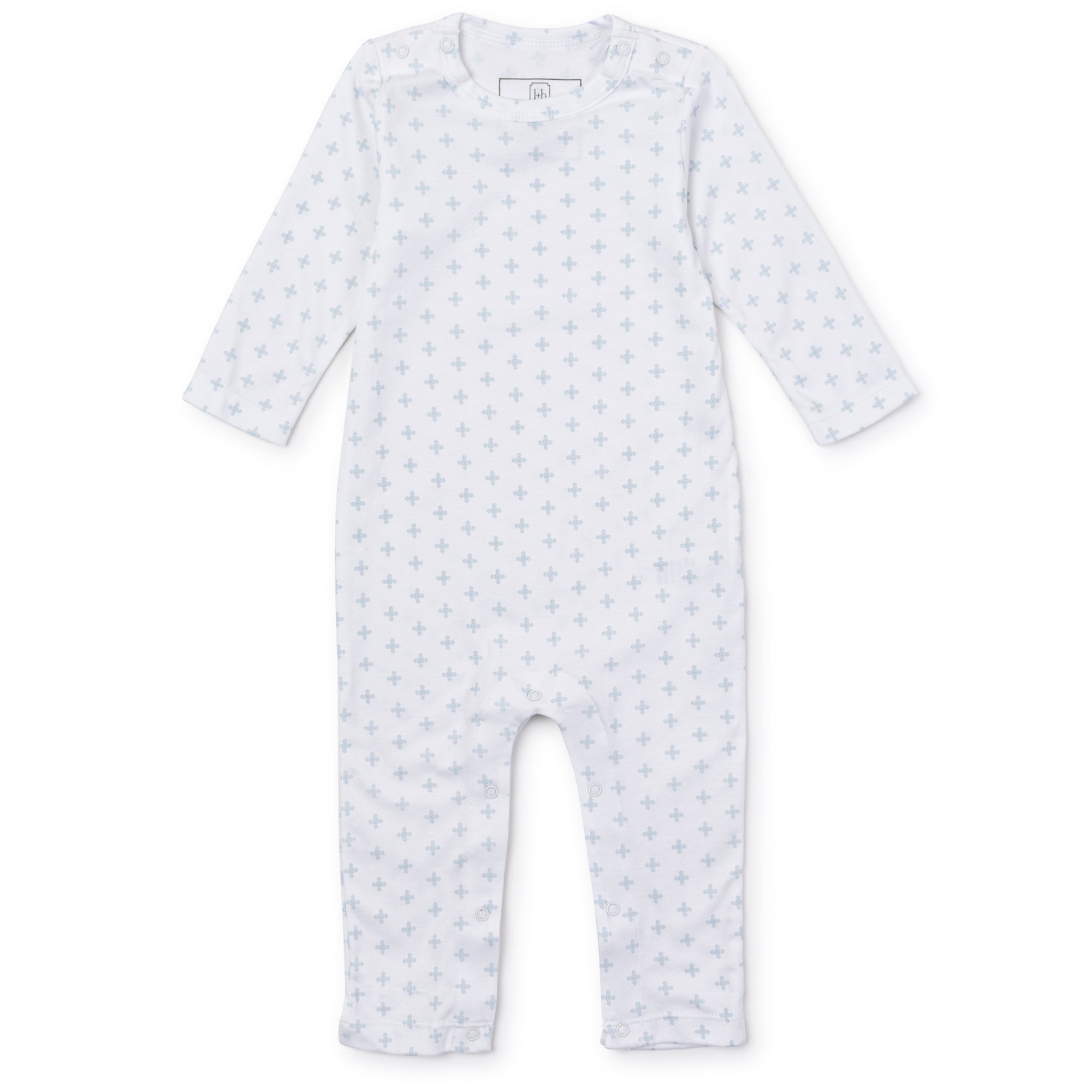 lila and hayes, soho blue, thompson romper, cute baby biy clothing, pima cotton boy clothing, baby gift, baby boy outifts, baby layette 