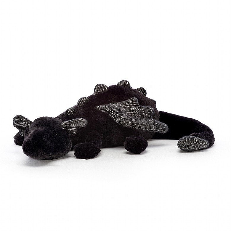jellycat, onyx dragon little, jellycat retailer, black dragon plush toy 