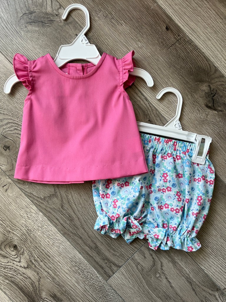 zuccini kids, rosie bloomer set, cute baby girl clothing, classic girl clothes, best baby boutique, baby gift