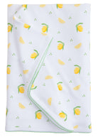 little english, lemon printed blanket, baby gift