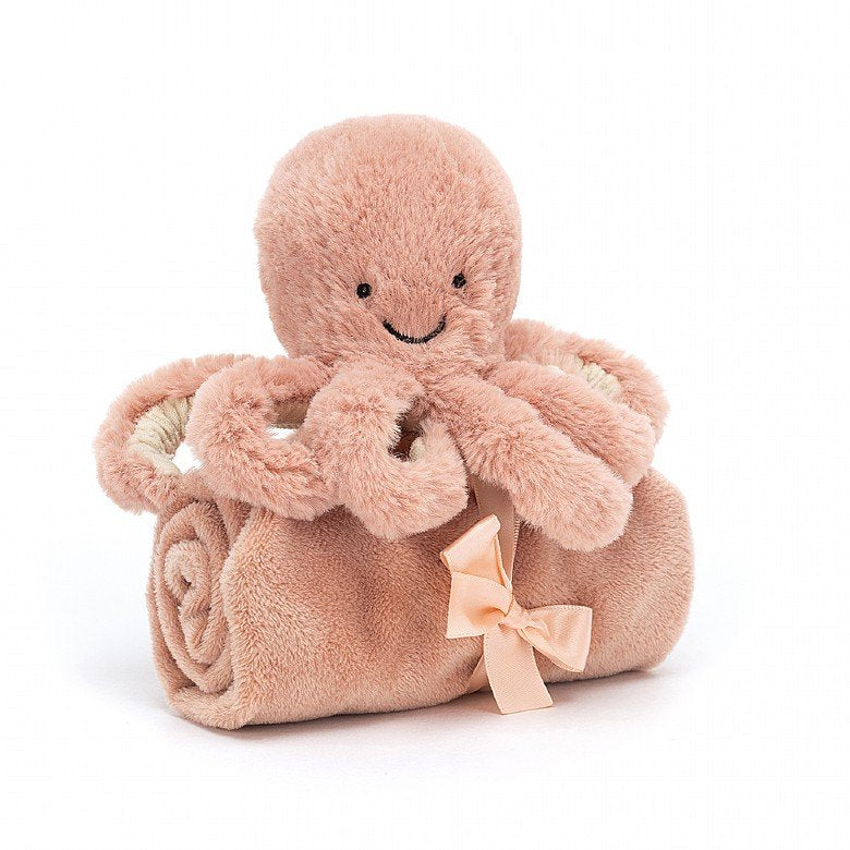 jellycat, odell soother, baby blankie, octopus okush, baby gift, odell the octopus, Jellycat retailer 