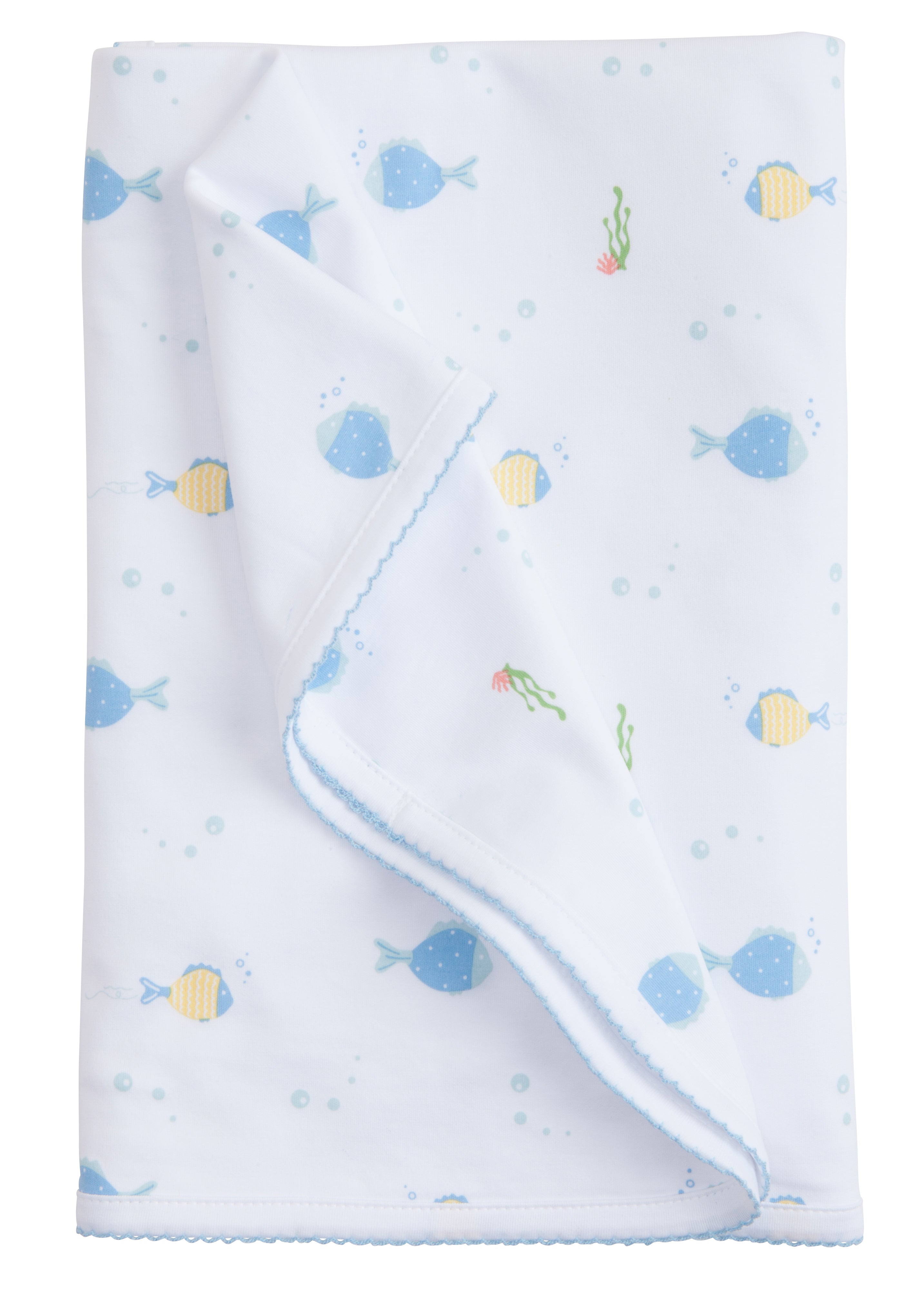 little english, fish printed blanket, cute baby gift, classic baby gift, little English retailer 